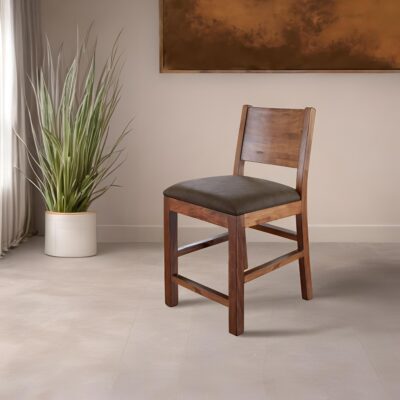 Alternative view of Parota Barstool 24"
