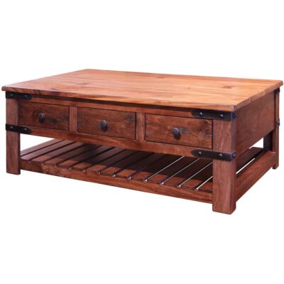 Parota 6 Drawer Cocktail Table