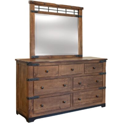 Alternative view of Parota 7 Drawer Dresser