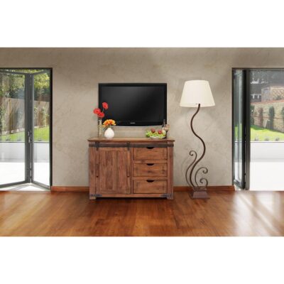 Alternative view of Parota 3 Drawer 1 Door 50" TV Stand