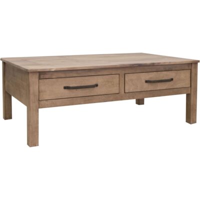 Natural Parota 4 Drawer Cocktail Table