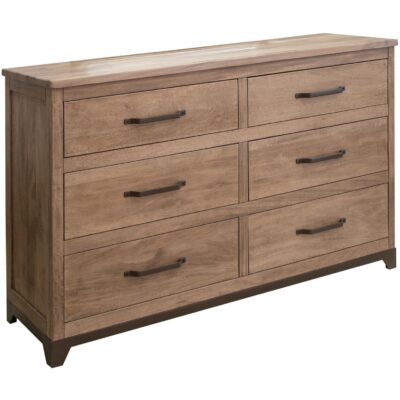 Natural Parota 6 Drawer Dresser