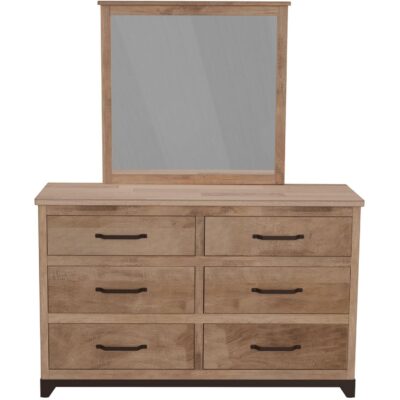 Alternative view of Natural Parota 6 Drawer Dresser