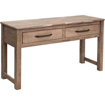 Natural Parota 2 Drawer Sofa Table