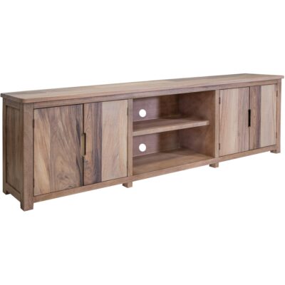 Natural Parota 4 Door 93" TV Stand