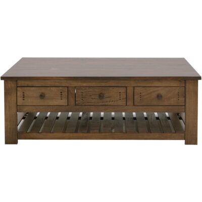 Alternative view of Parota III 6 Drawer 1 Shelf Cocktail Table