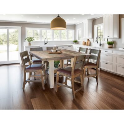 Alternative view of Antique Wooden Barstool