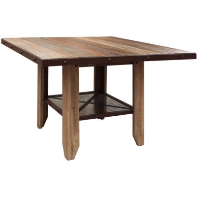 Alternative view of Antique 52" Counter Height Table