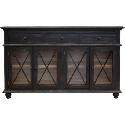Alternative view of Vintage 3 Drawer 4 Doors 70" Console