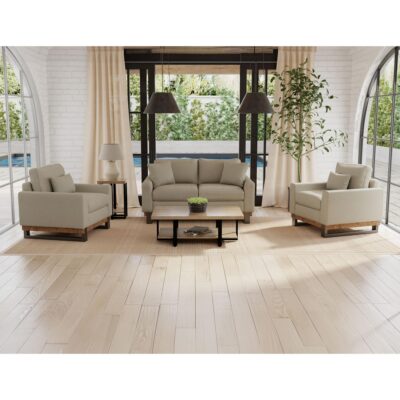 Alternative view of Mita Metal & Wood Base Armchair