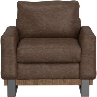 Alternative view of Mita Metal & Wood Base Armchair