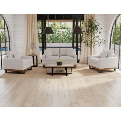 Alternative view of Mita Metal & Wood Base Loveseat