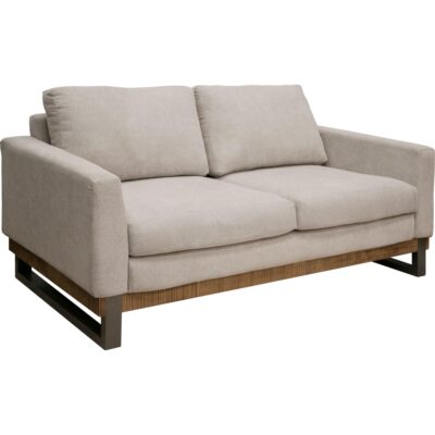 Mita Metal & Wood Base Loveseat