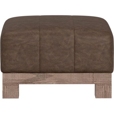 Alternative view of Samba Wooden Frame & Base Upholstered Square Ottoman