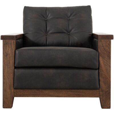 Alternative view of Walnut Wooden Frame & Base Armchair