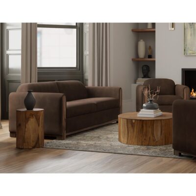 Alternative view of Balam Wooden Frame & Base Two-Cushion Sofa