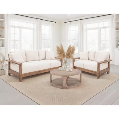 Alternative view of Duna Wooden Frame Upolstered Loveseat
