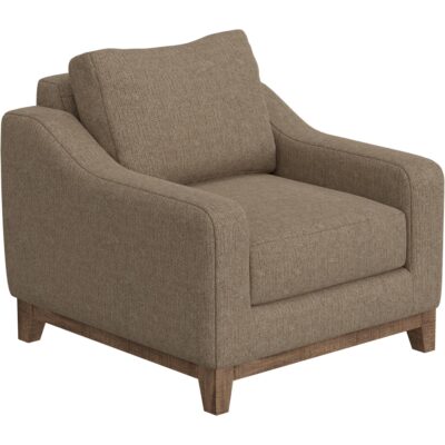 Olivo Wooden Frame & Base Armchair