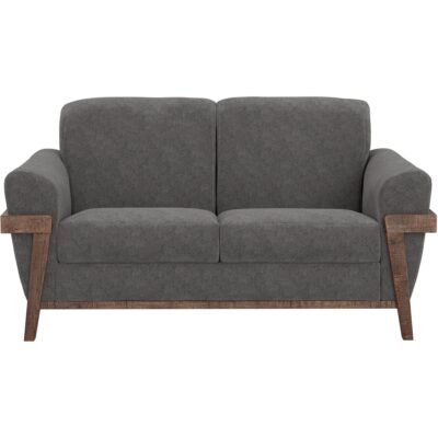 Alternative view of Loft Brown Wooden Frame & Base Loveseat