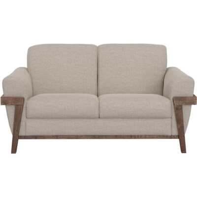 Alternative view of Loft Brown Wooden Frame & Base Loveseat