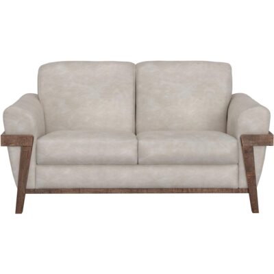 Alternative view of Loft Brown Wooden Frame & Base Loveseat