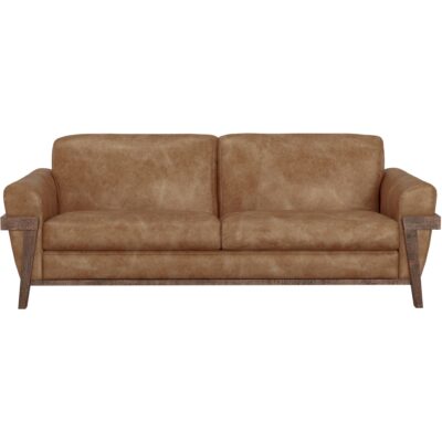 Alternative view of Loft Brown Wooden Frame & Base Sofa