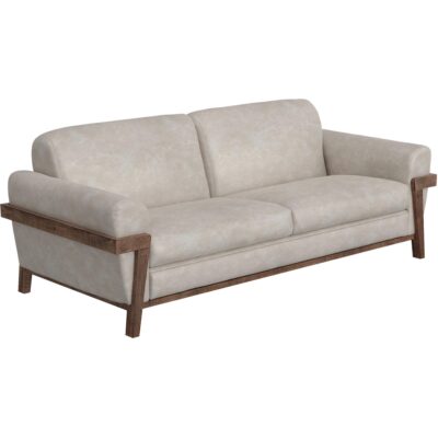 Loft Brown Wooden Frame & Base Sofa