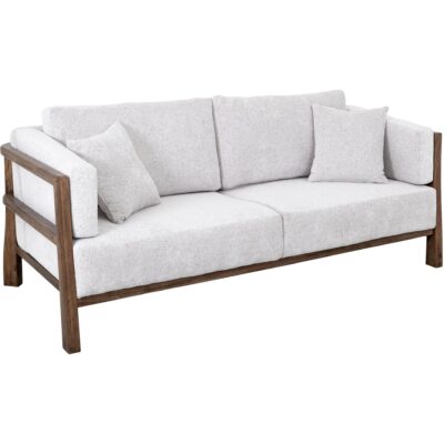 Roots Wooden Frame Upholstered Loveseat