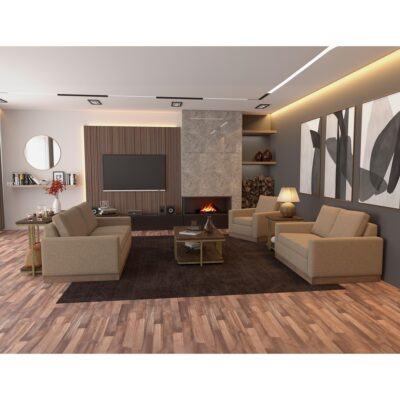 Alternative view of Georgia Wooden Frame & Base Loveseat