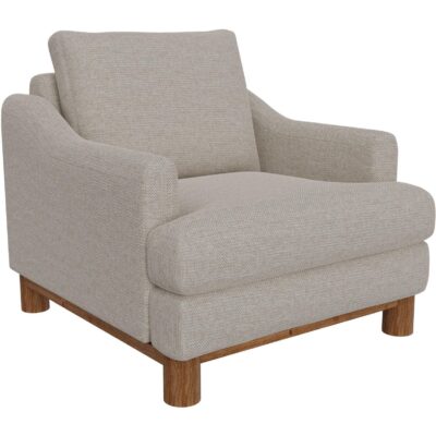 Olimpia Wooden Frame & Base Armchair