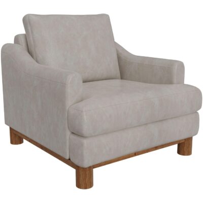 Olimpia Wooden Frame & Base Armchair