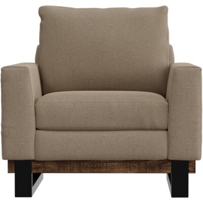 Alternative view of Blackburn Metal & Wood Base Armchair