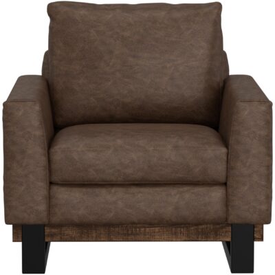 Alternative view of Blackburn Metal & Wood Base Armchair