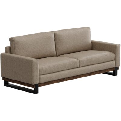 Blackburn Metal & Wood Base Sofa