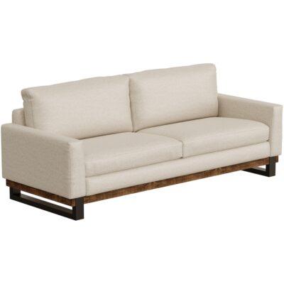Blackburn Metal & Wood Base Sofa
