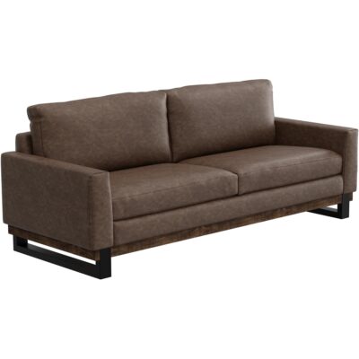 Blackburn Metal & Wood Base Sofa