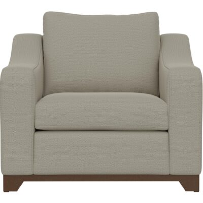 Alternative view of Natural Parota Wooden Frame & Base Armchair