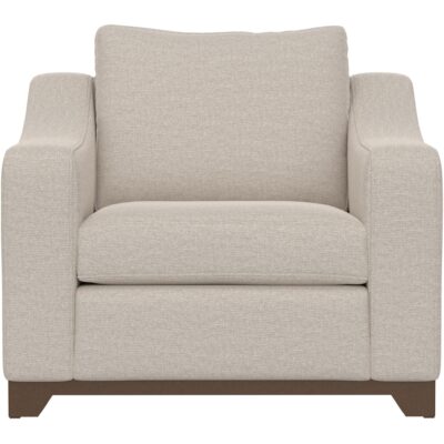 Alternative view of Natural Parota Wooden Frame & Base Armchair