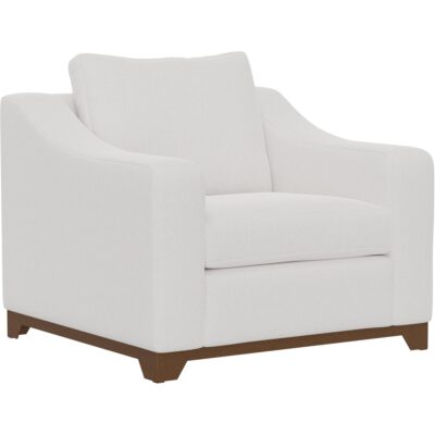 Natural Parota Wooden Frame & Base Armchair