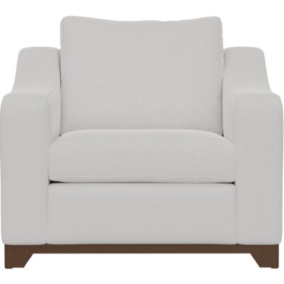 Alternative view of Natural Parota Wooden Frame & Base Armchair