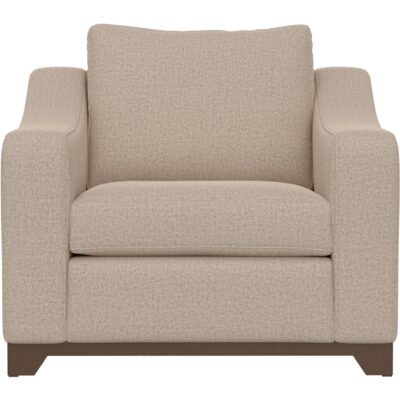 Alternative view of Natural Parota Wooden Frame & Base Armchair