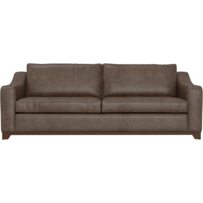 Alternative view of Natural Parota Wooden Frame & Base Sofa