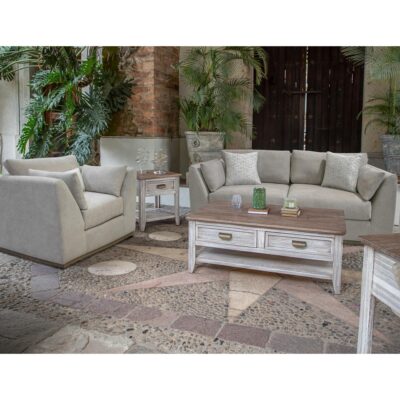 Alternative view of Vallarta Wooden Frame & Base Loveseat