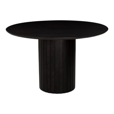 Alternative view of Povera Round Dining Table Black