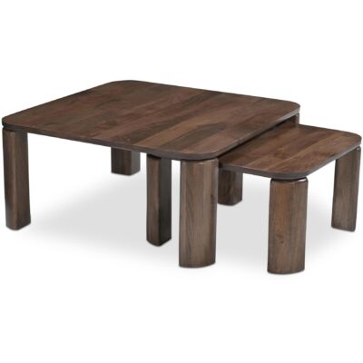 Alternative view of Bailey Nesting Coffee Table Deep Brown