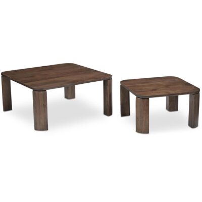 Bailey Nesting Coffee Table Deep Brown