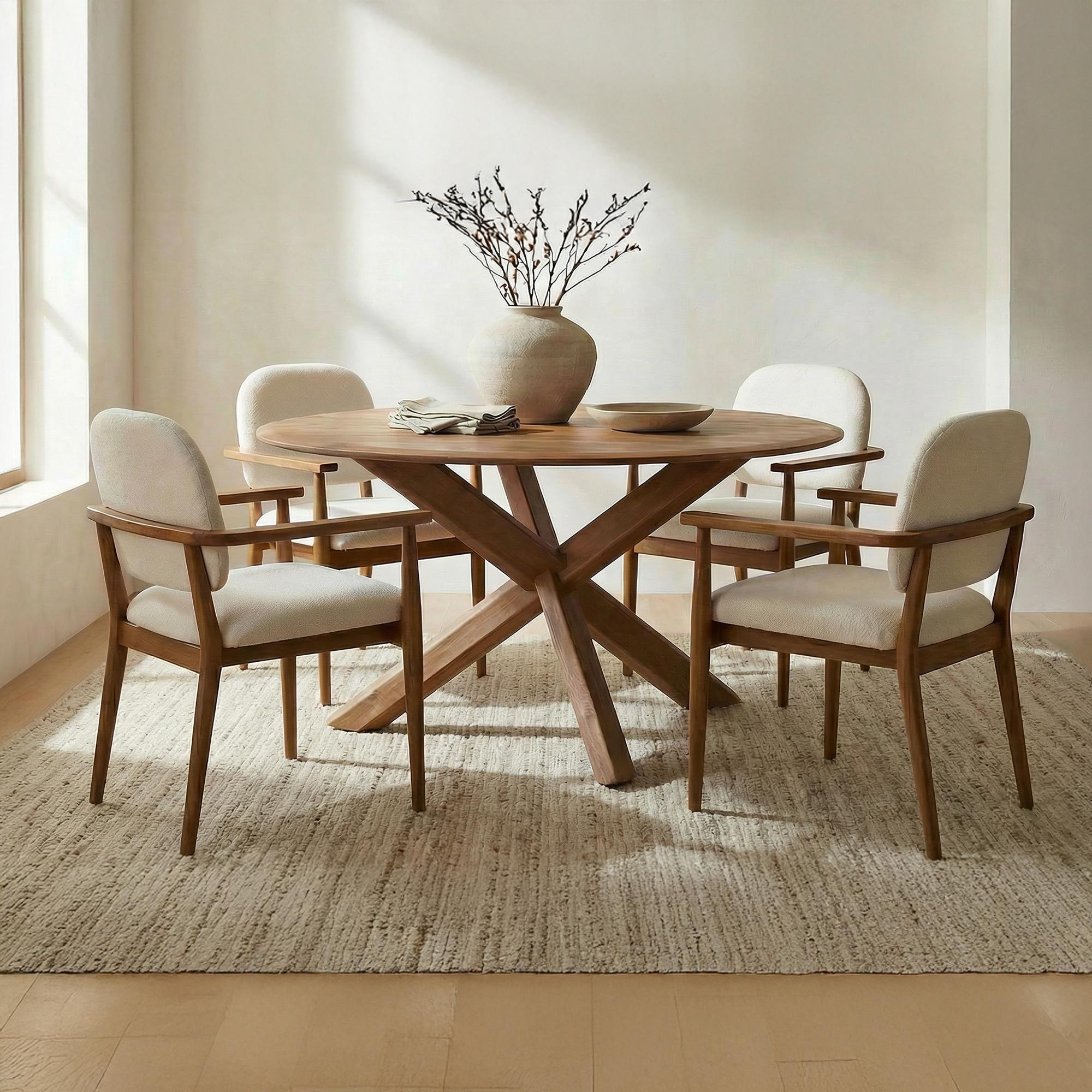 Wesley Dining Table Vintage Brown - Image 2