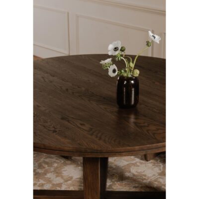 Alternative view of Joel Dining Table Dark Brown