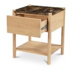 Elio Nightstand Dark Emperador Marble 11 Elio Nightstand Dark Emperador Marble - Image 3