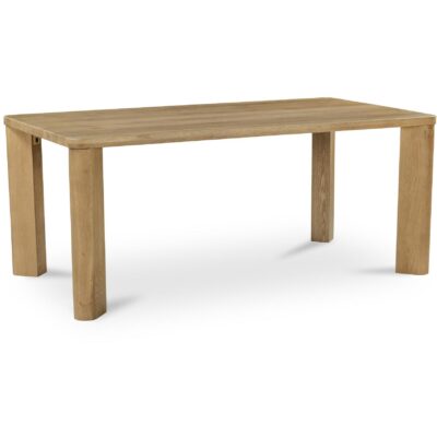 Alternative view of Segment Dining Table Wood Small Heritage Brown